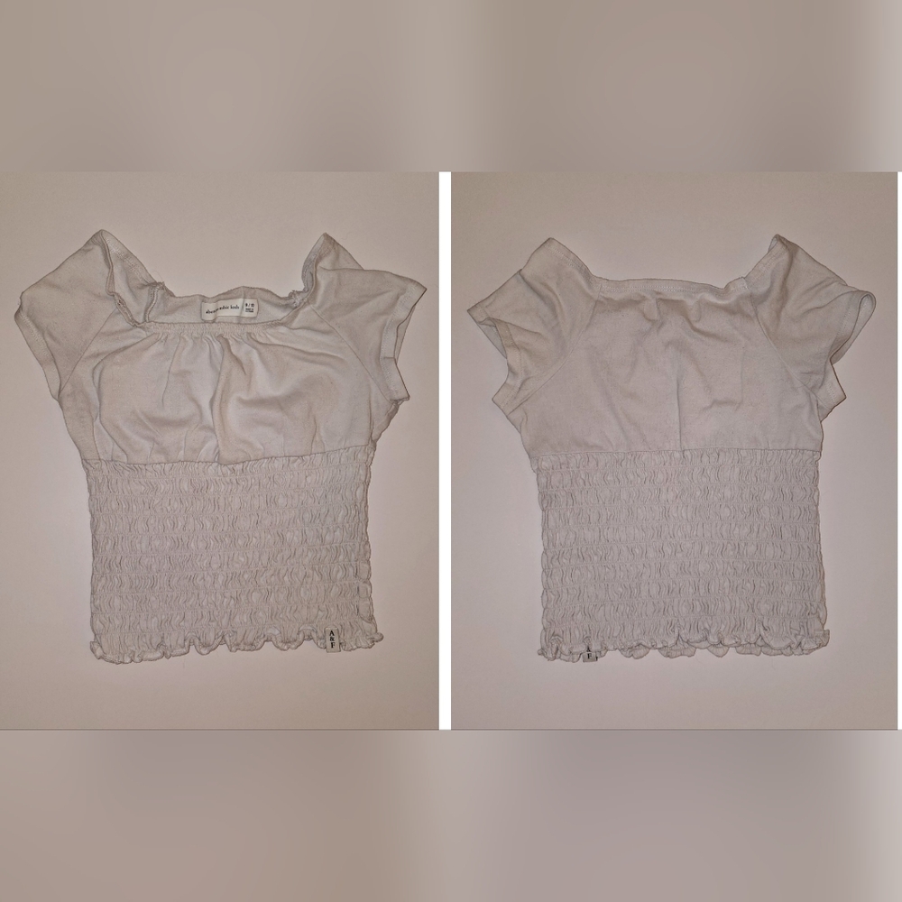 Abercrombie 9/10 white t-shirt